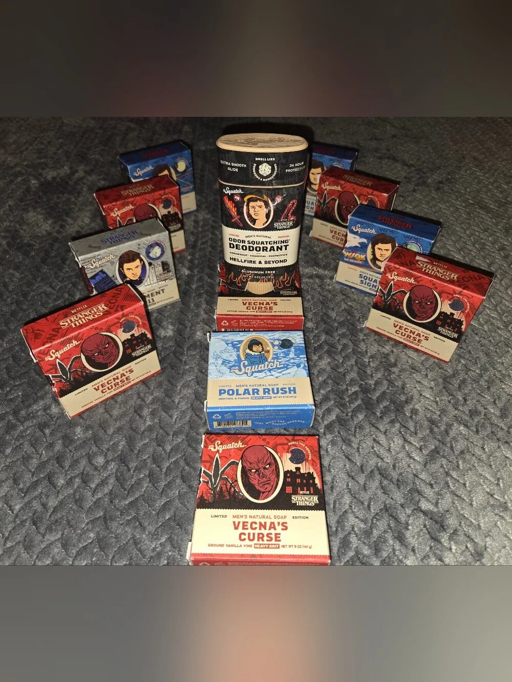 Dr. Squatch Stranger Things Deodorant And Soap Bundle (12 Piece Bundle)